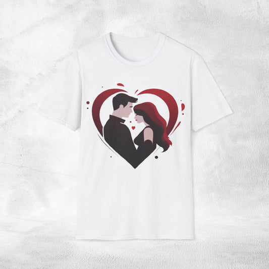 Unisex couples T-Shirt heart