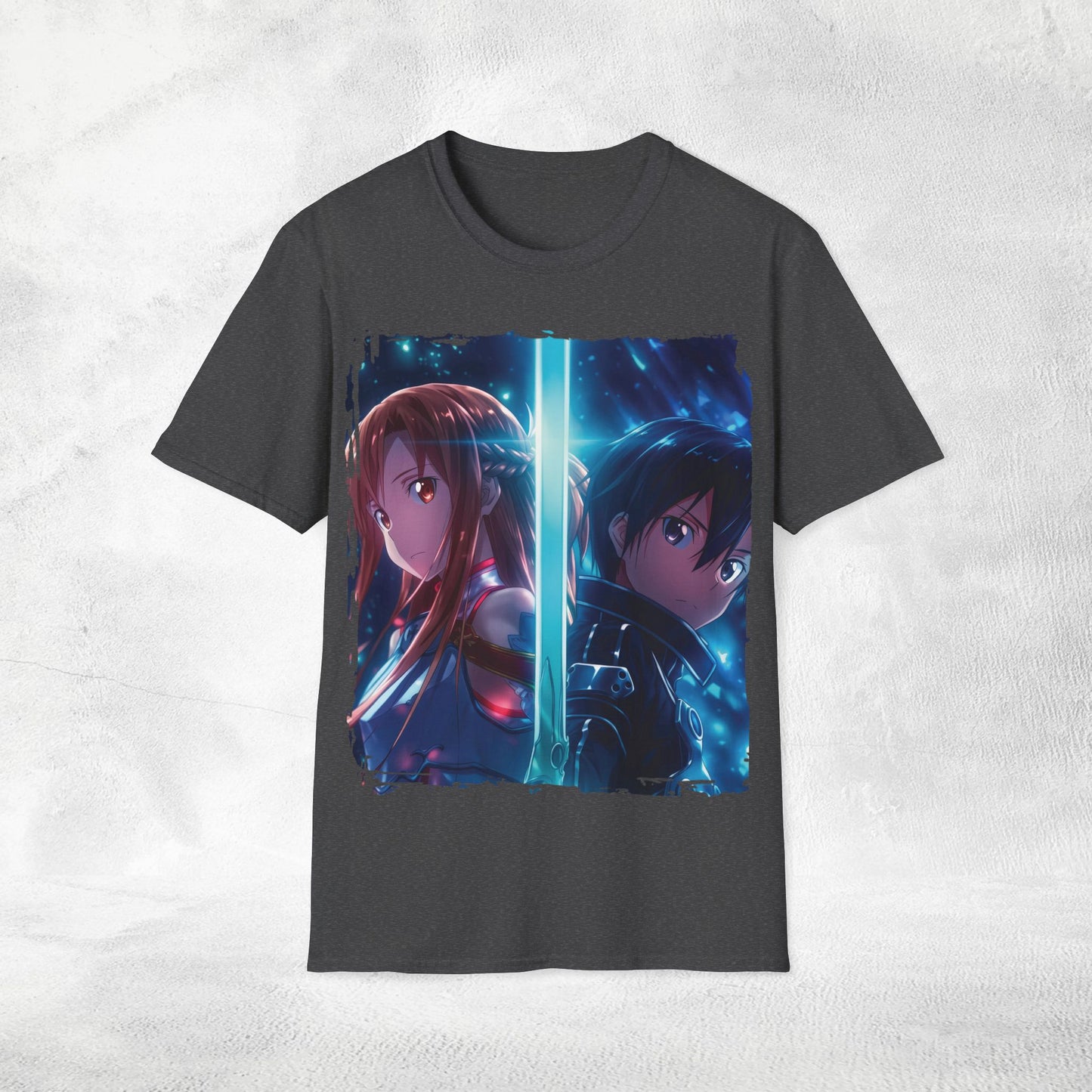 Unisex anime shirt Kazuto Kirigaya / Kirito and Asuna Yuuki