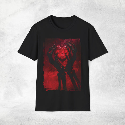 Unisex Gothic Shirt Heart