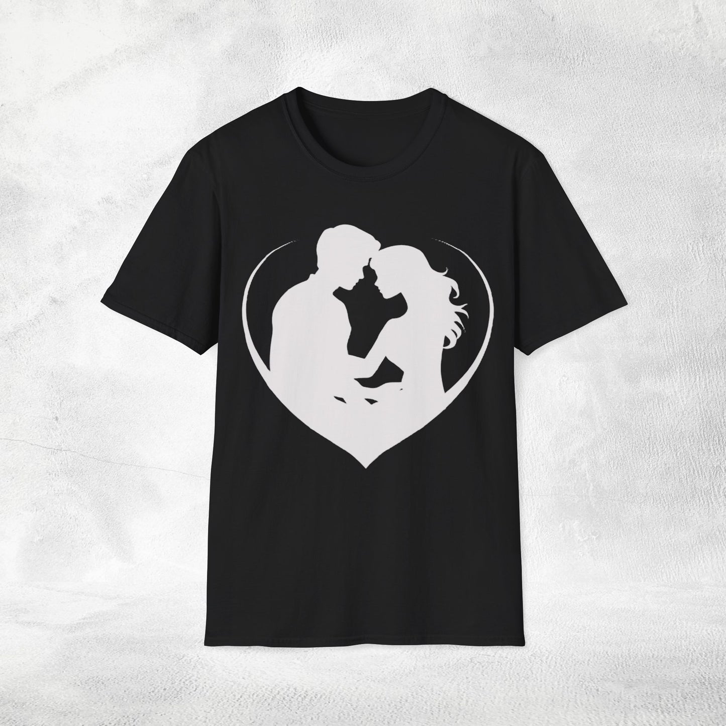 Unisex couples T-Shirt heart