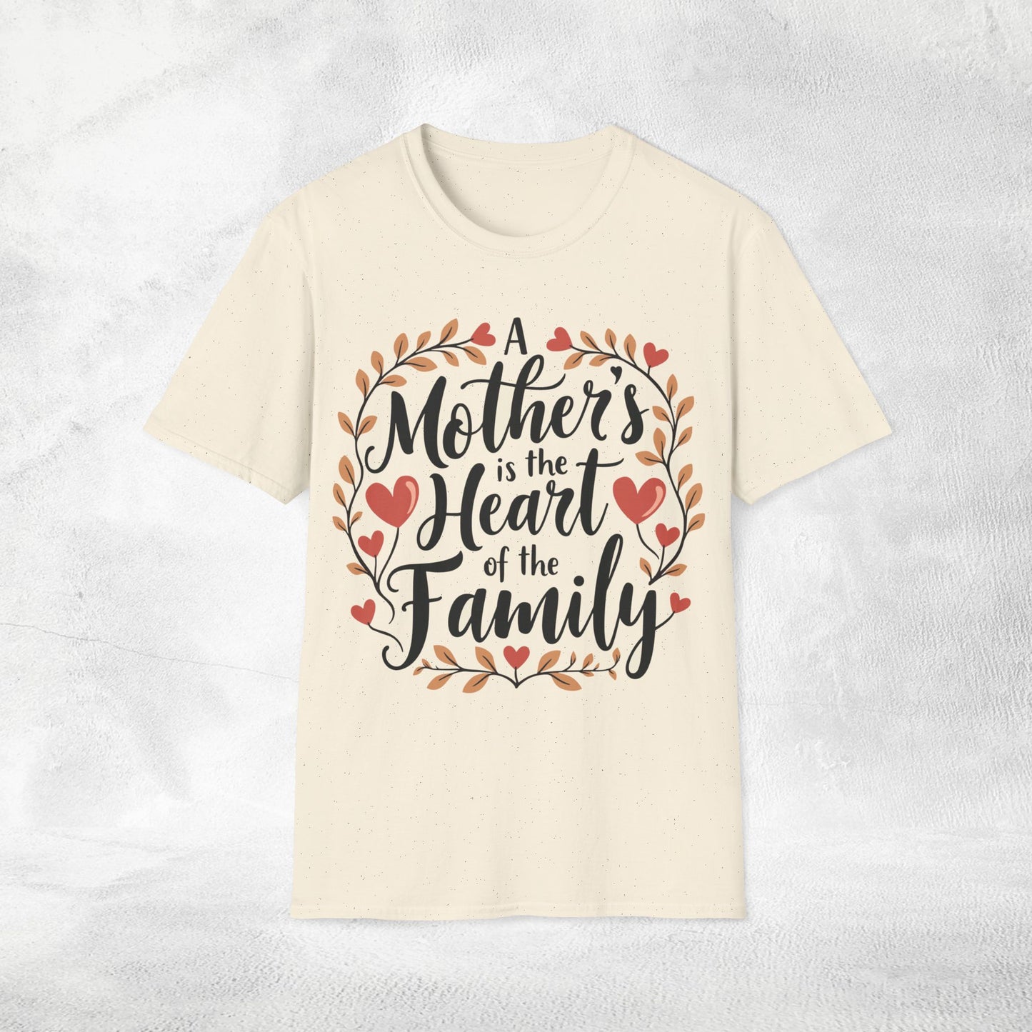 family shirt natural color edition heart of the family