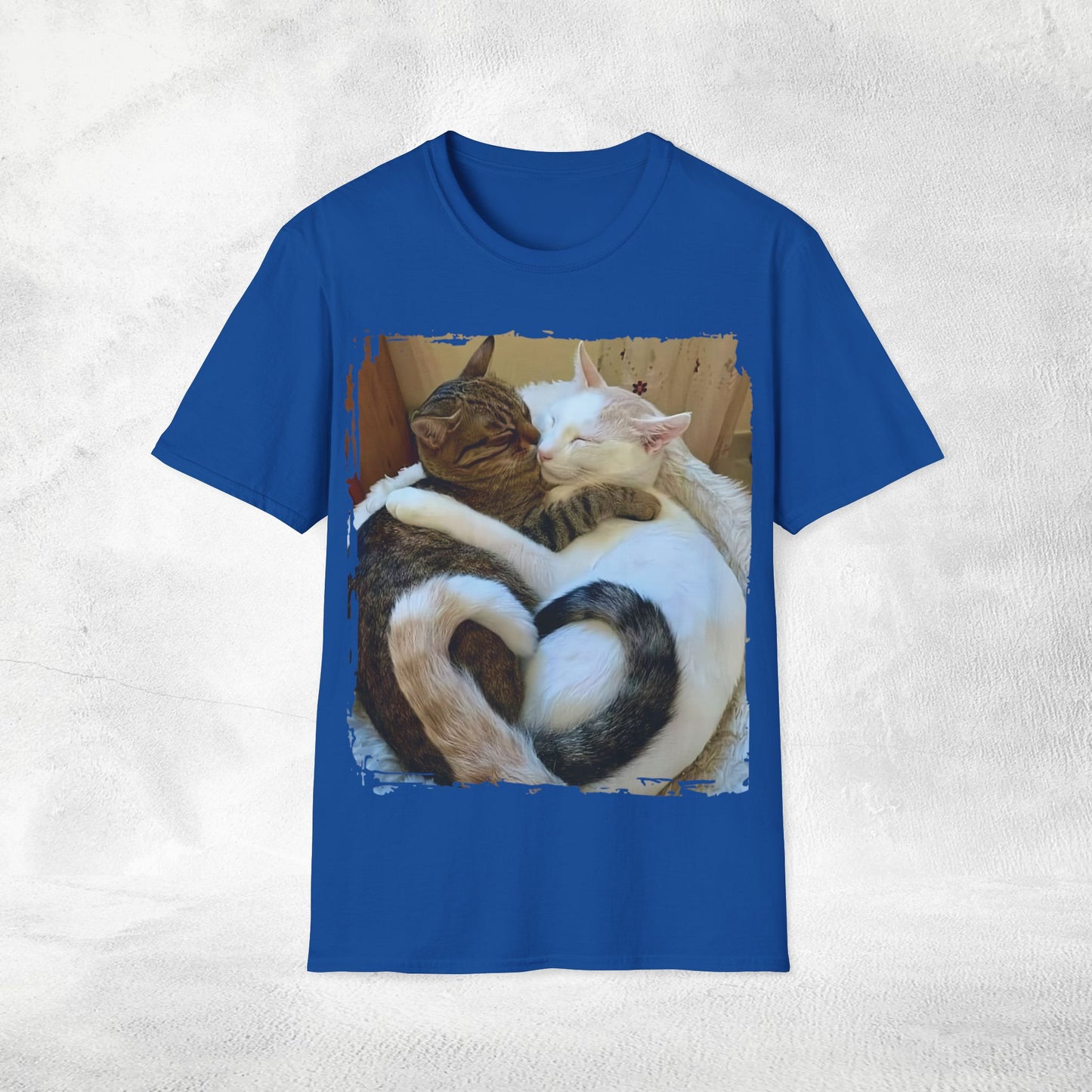 Unisex couples T-Shirt cats
