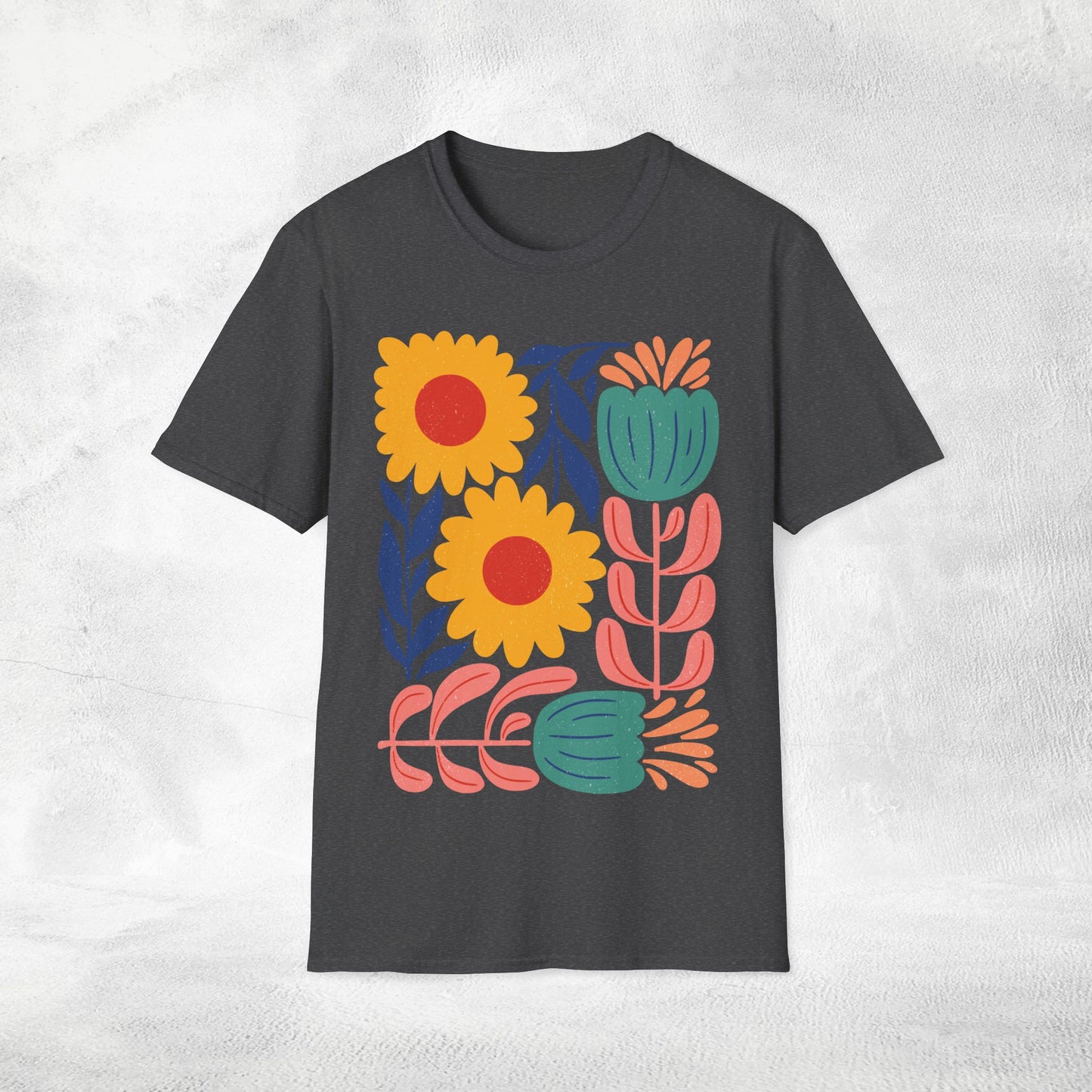 Womens shirt Dänische Blumen