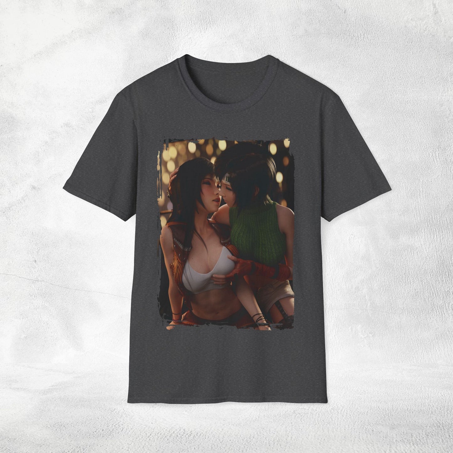 Unisex Gaming shirt Final Fantasy Tifa Lockhart Yuffie Kisaragi lesbian