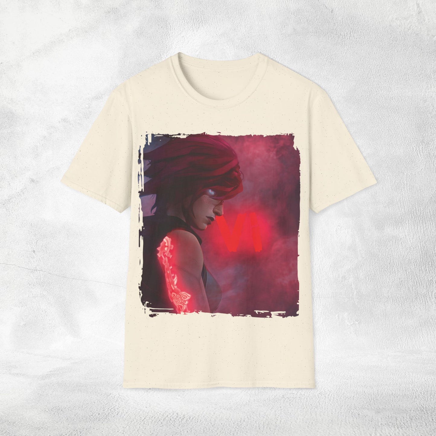 Unisex Gaming shirt Arcane Series LOL Vi