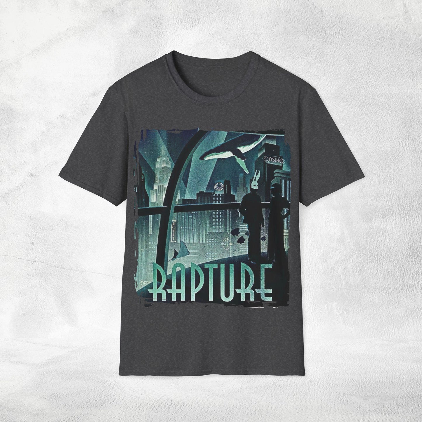 Unisex gaming shirt Bioshock Rapture City