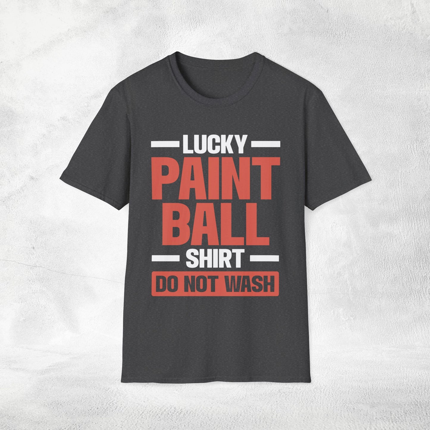 Unisex paintball shirt do not wash