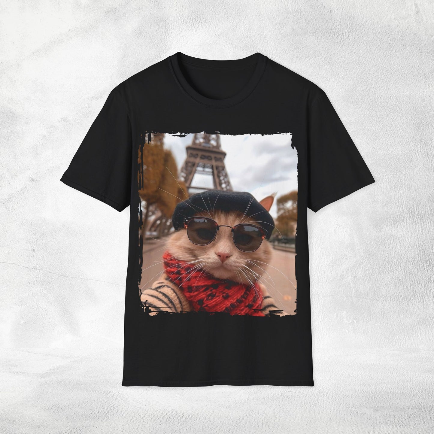 Unisex funny shirt from Paris with love