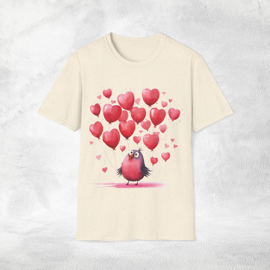 Unisex couples T-Shirt lovebird
