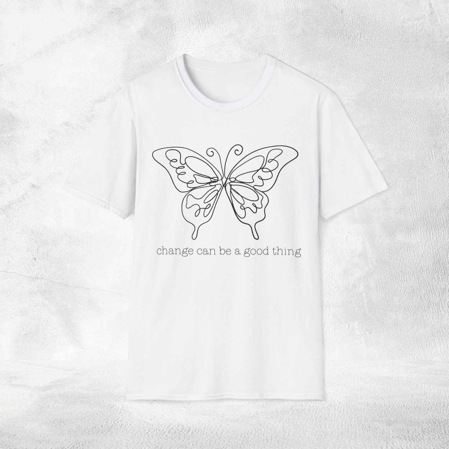 Women's Slogan T-shirt change can be a good thing