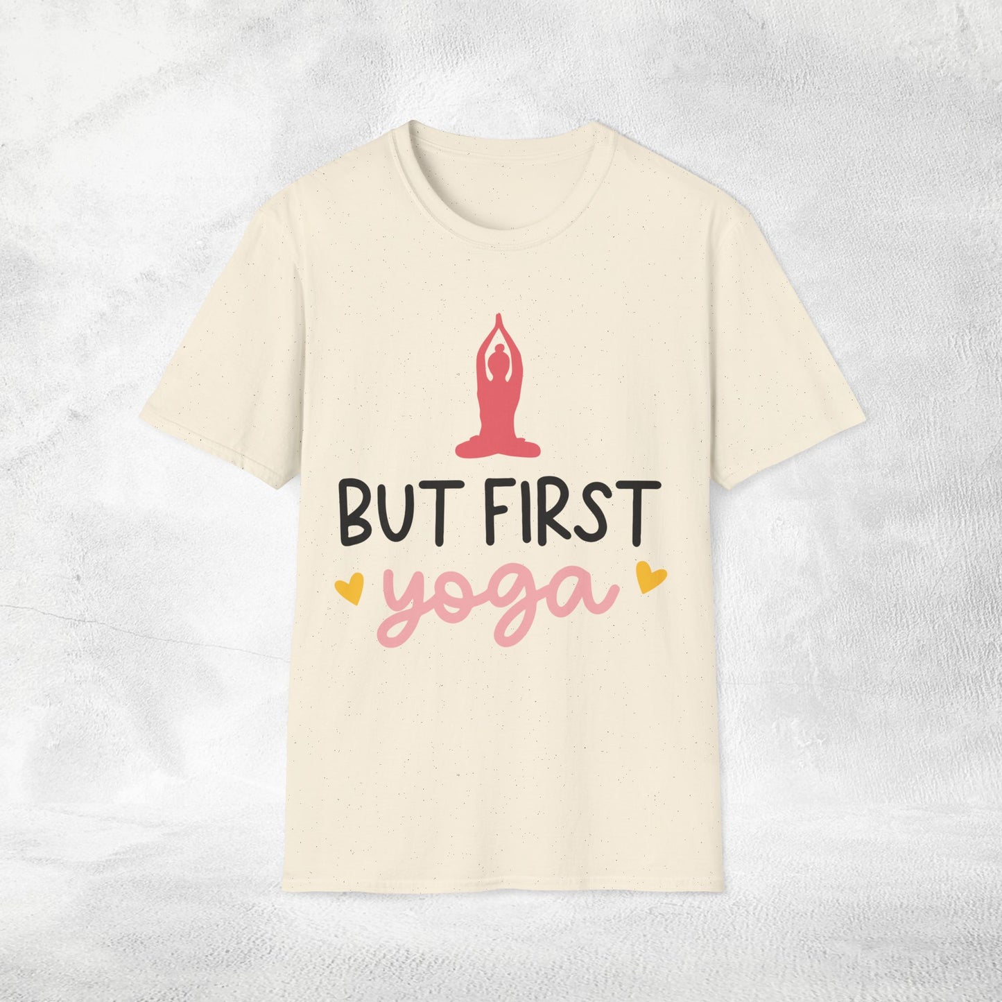 Women's yoga shirt but first yoga