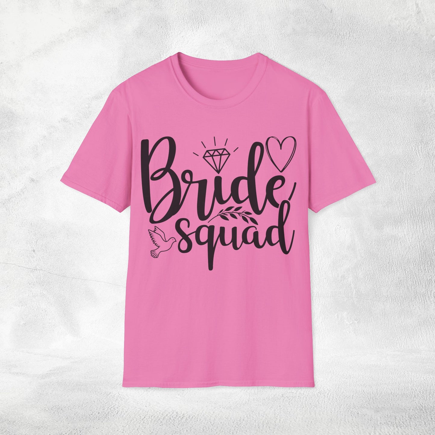 Women's T-Shirt bride squad bachelorette party