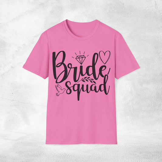 Women's T-Shirt bride squad bachelorette party