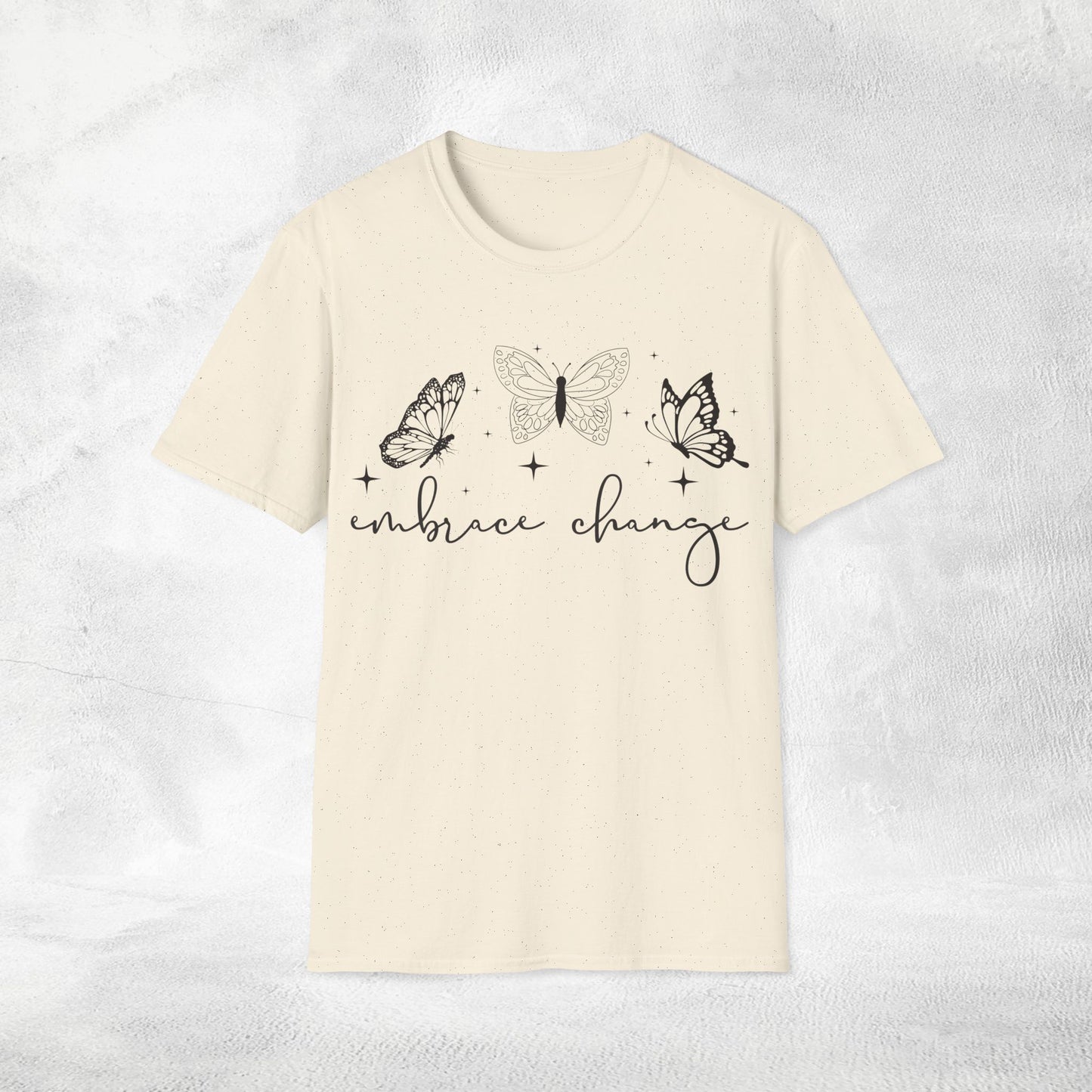 Women's Slogan T-shirt embrace change