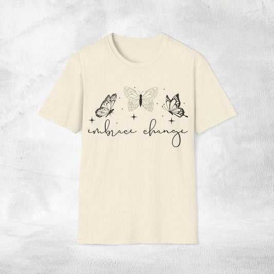 Women's Slogan T-shirt embrace change