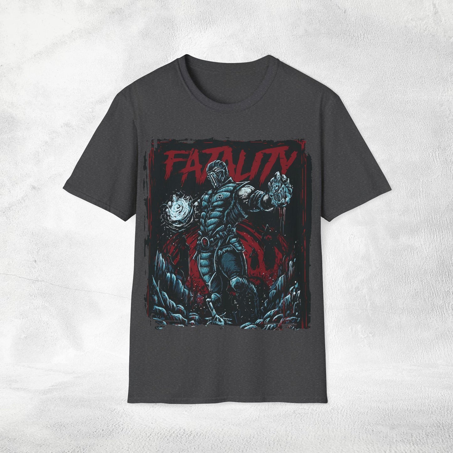 Unisex gaming shirt Mortal Kombat Fatality