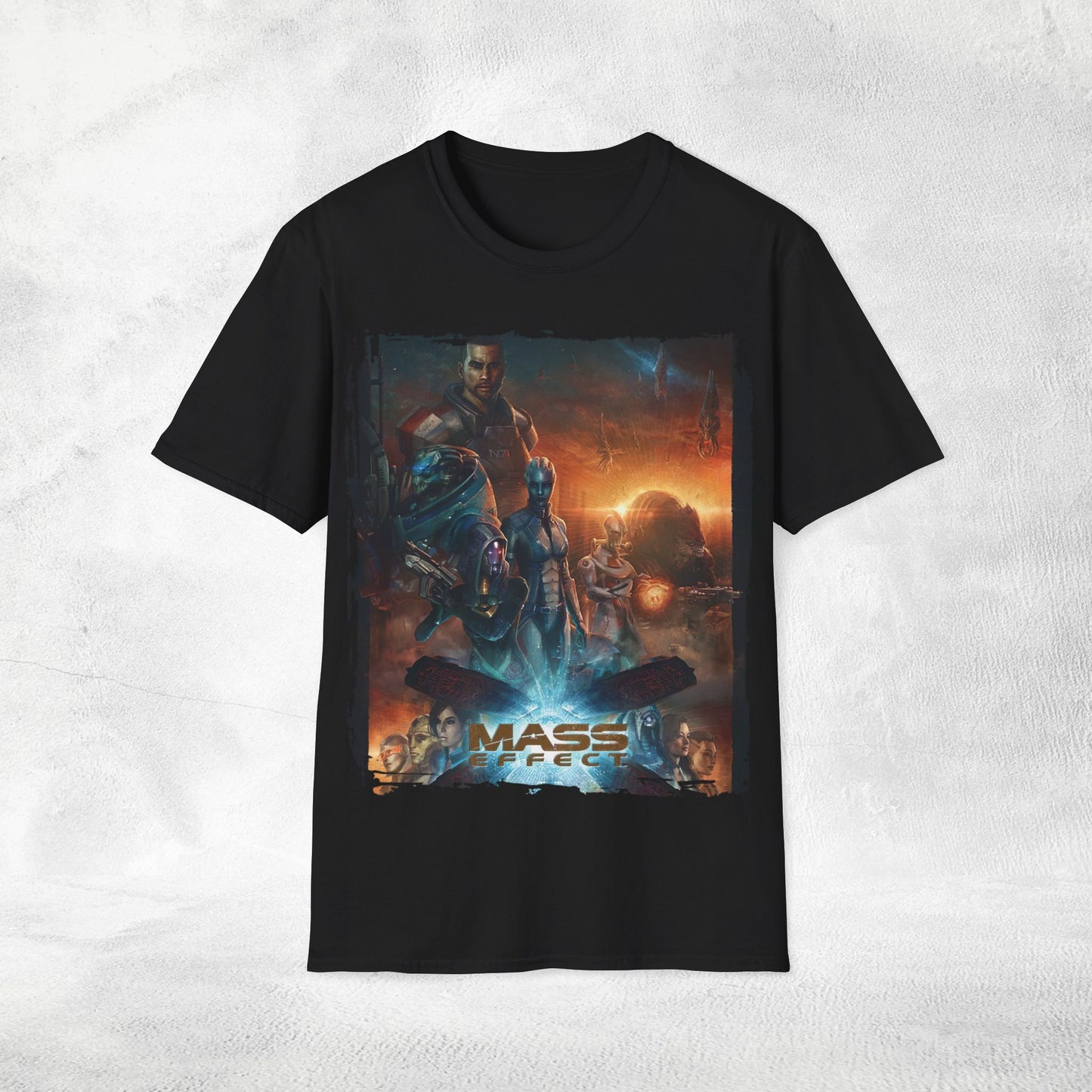 Unisex gaming shirt Mass Effect Trilogy