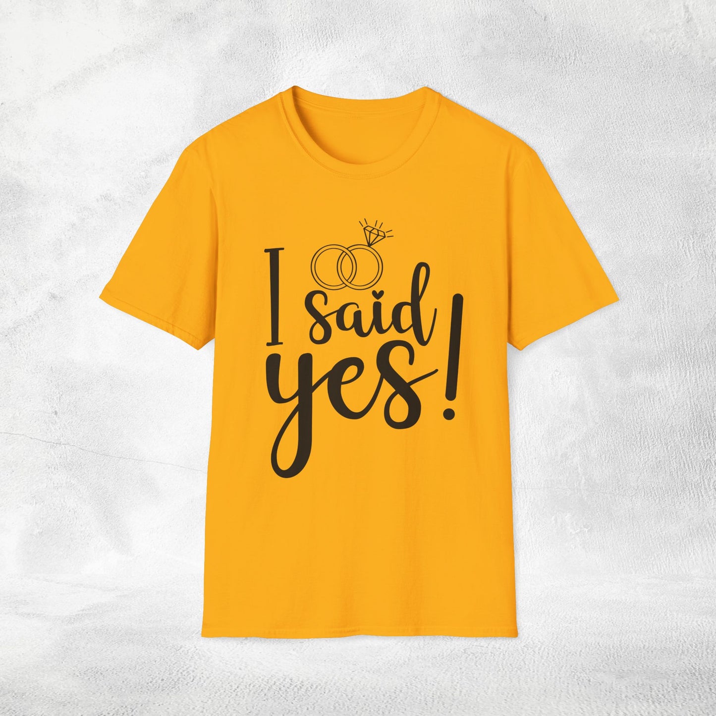 Women's T-Shirt i said yes bachelorette party