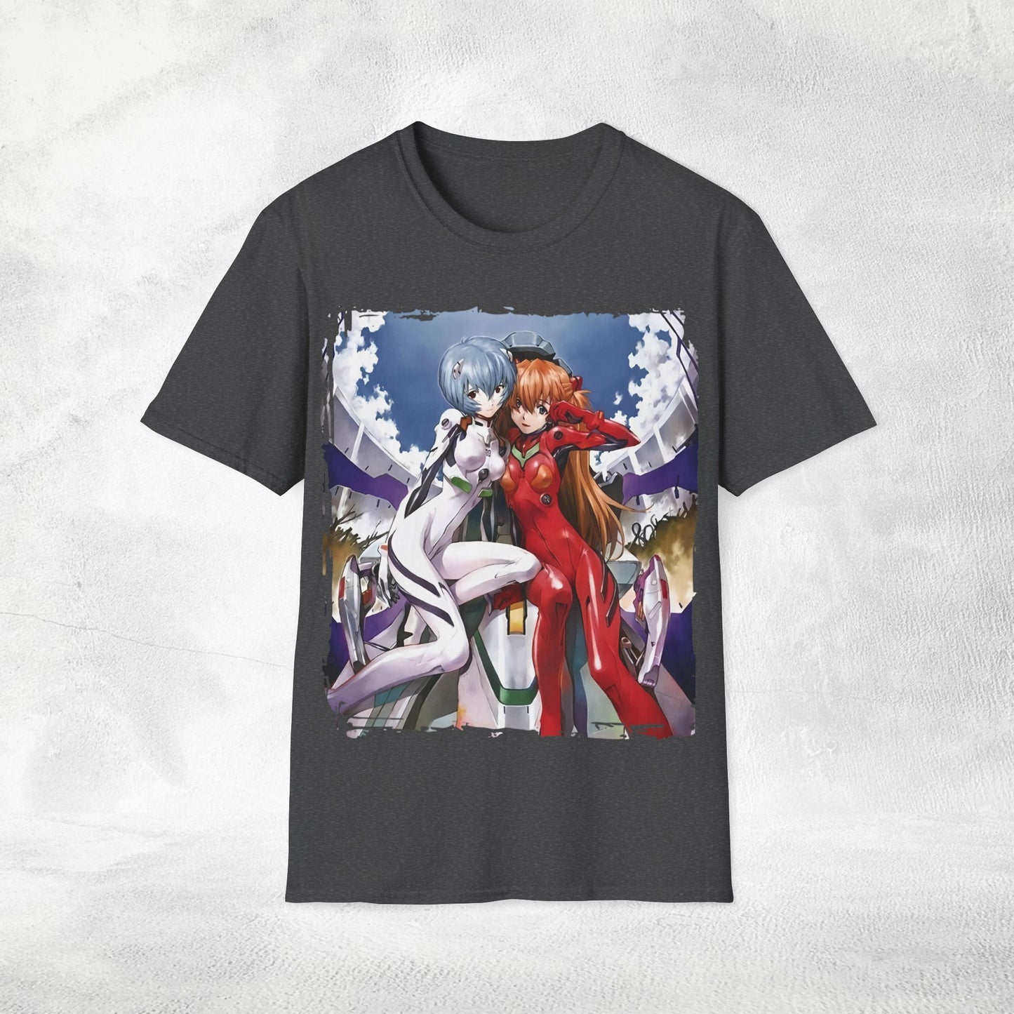 Unisex Anime shirt Rei Ayanami and Asuka Langley Soryu
