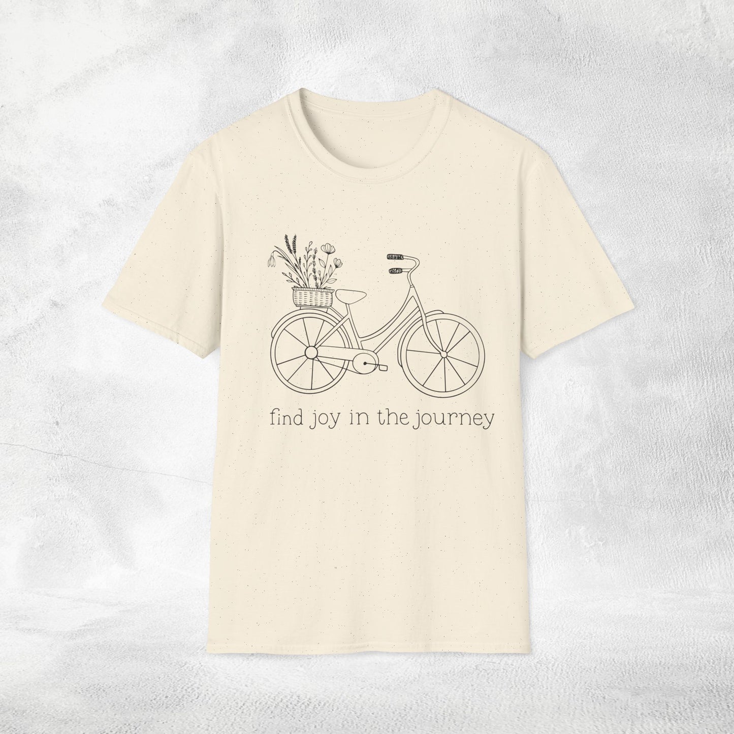 Women's Slogan T-shirt find joy in the journey