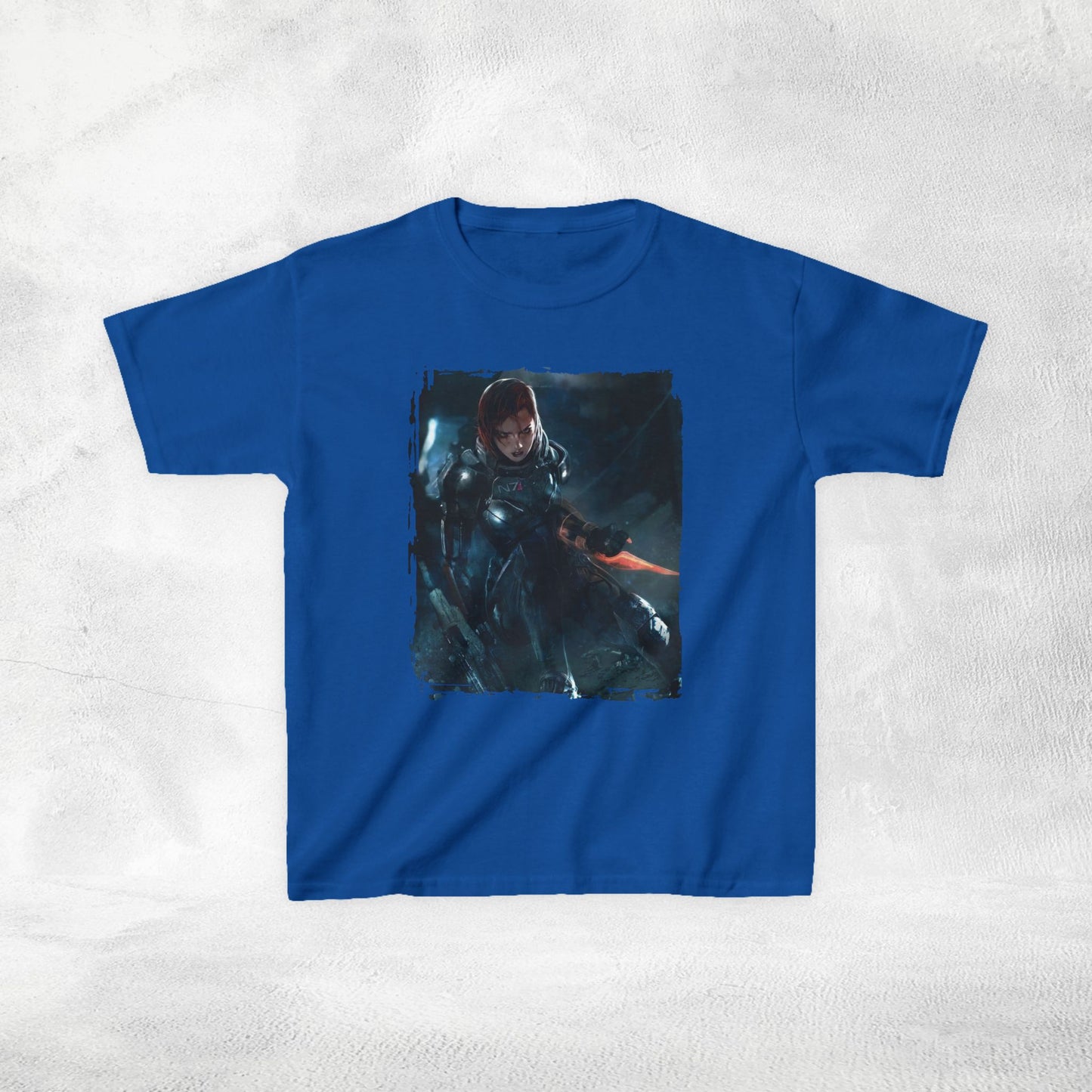 Kids gaming shirt Mass Effect Shepard