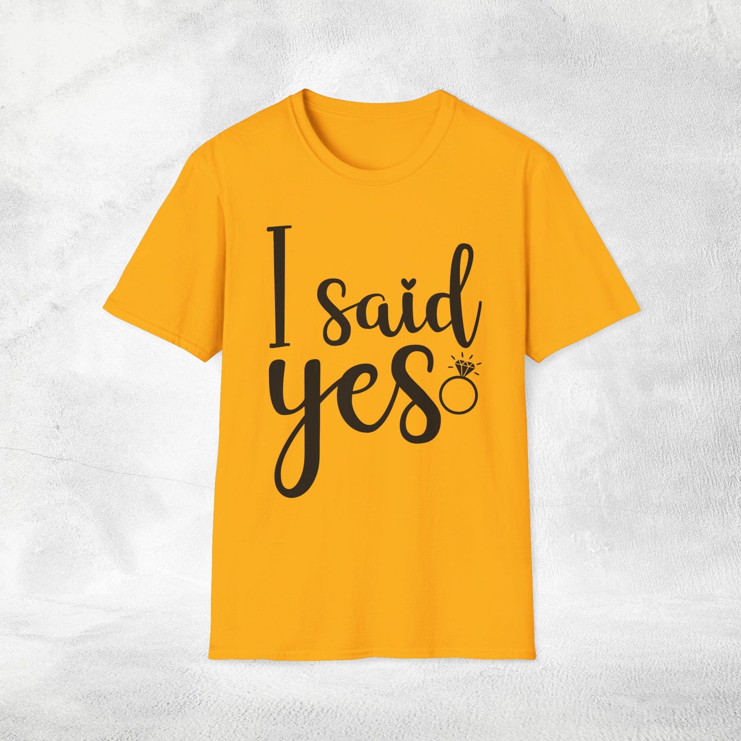 Women's T-Shirt i said yes bachelorette party
