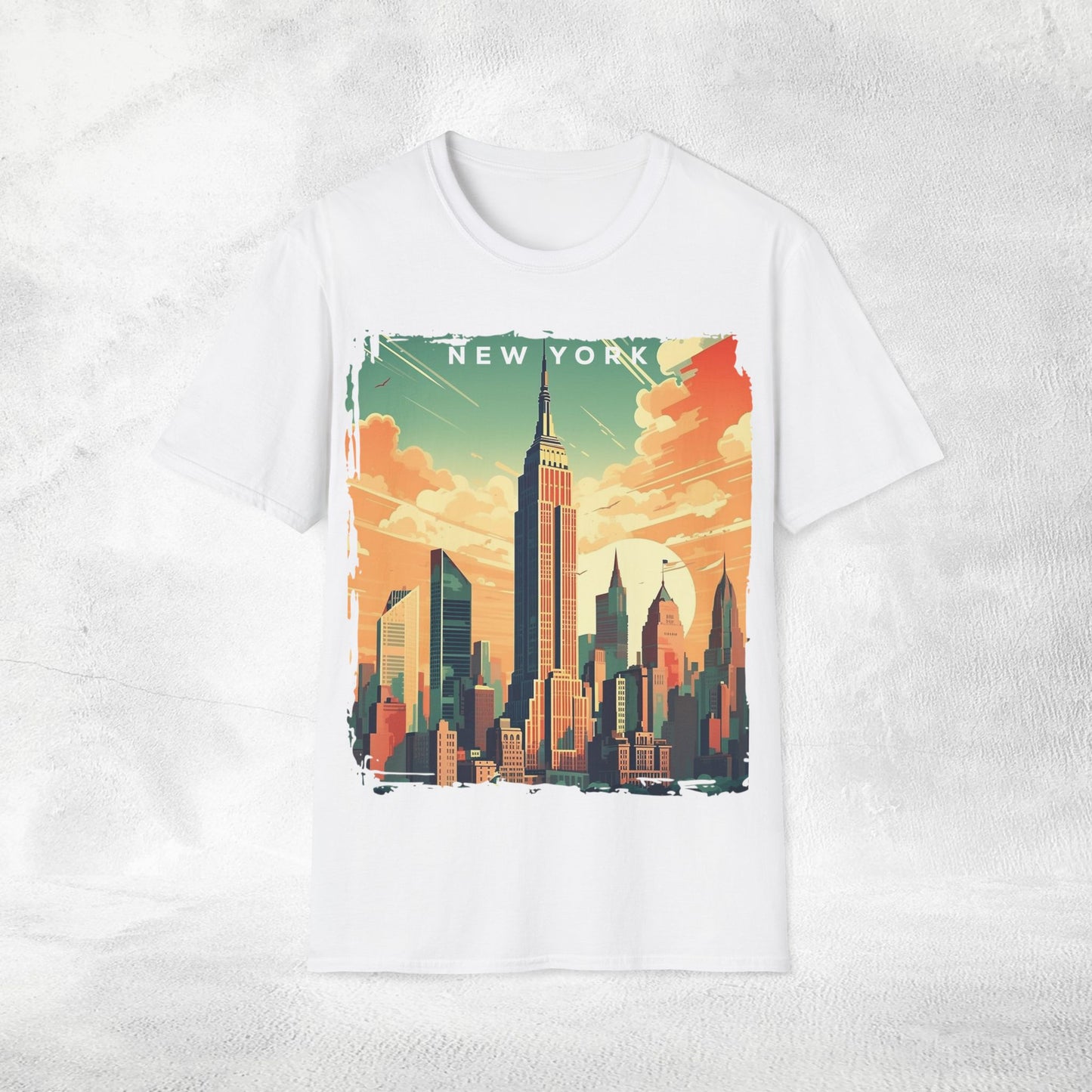 Women T-shirt New York vacation tee
