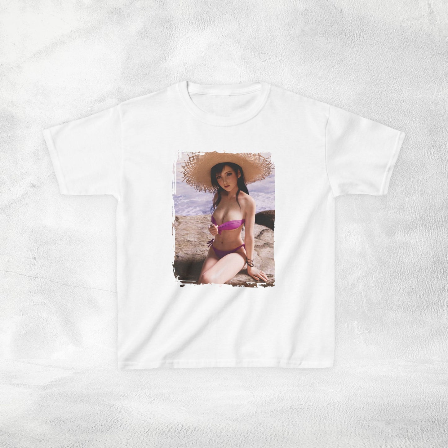 Kids  gaming shirt Final Fantasy Tifa Lockhart Swimsuit