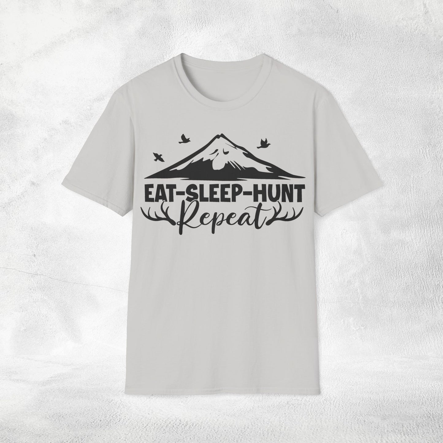 Unisex hunting shirt eat sleep hunt repeat