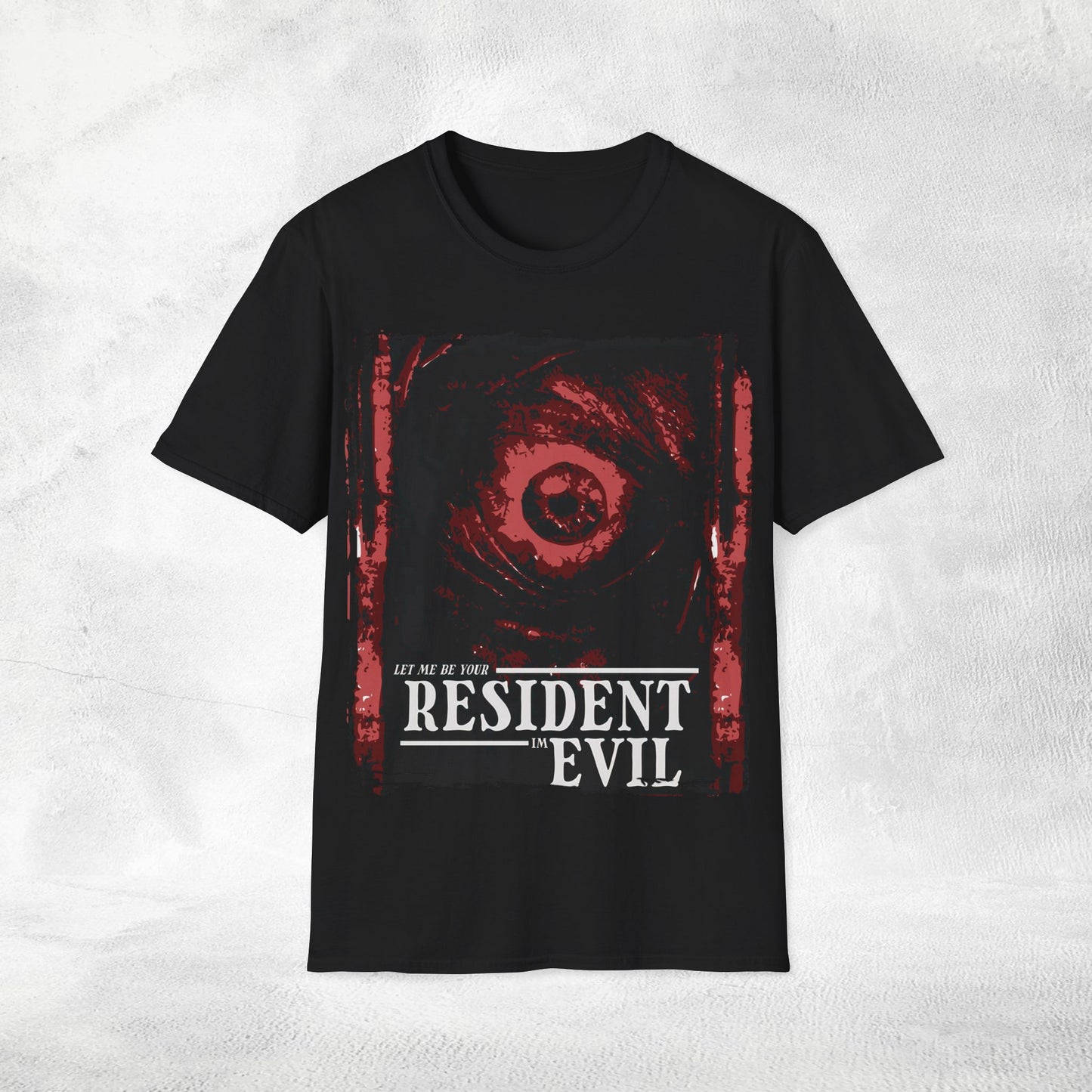 Unisex gaming shirt Resident Evil let me be your resident in evil