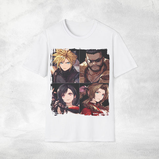 Unisex gaming shirt FF7 All Stars