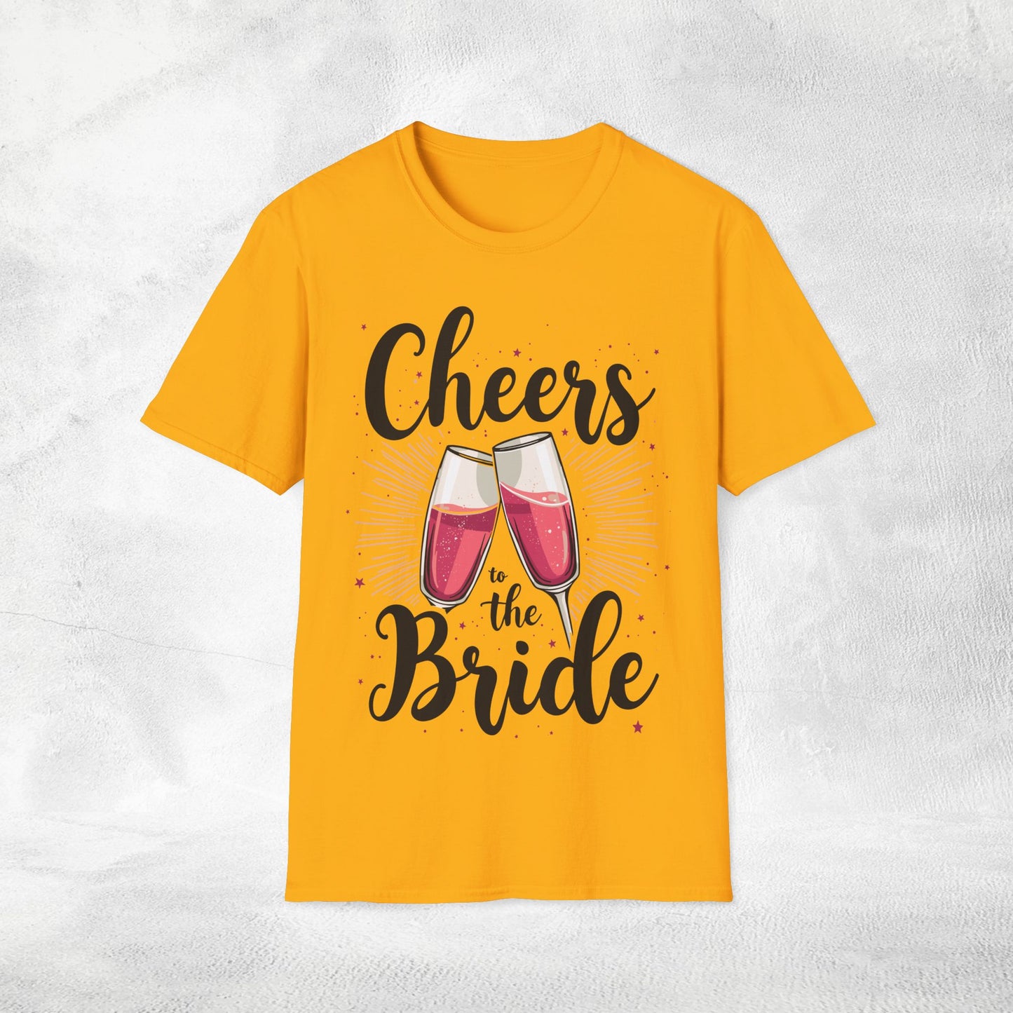 Women's T-Shirt Cheers the Bride bachelorette party