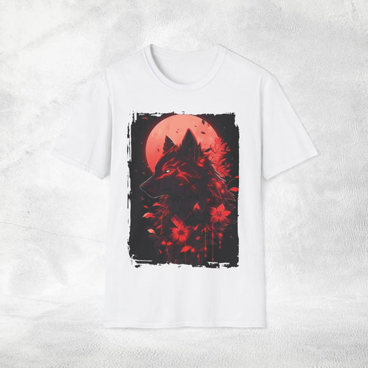 Unisex Gothic Shirt Wolf