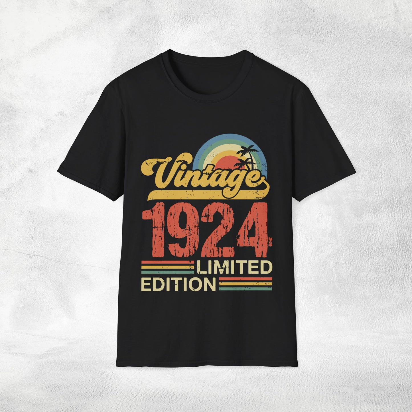 Unisex year of birth shirt 1924