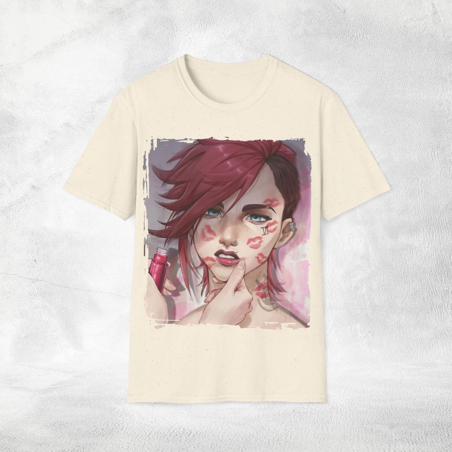 Unisex Gaming shirt Arcane Series LOL Caitlyn and Vi