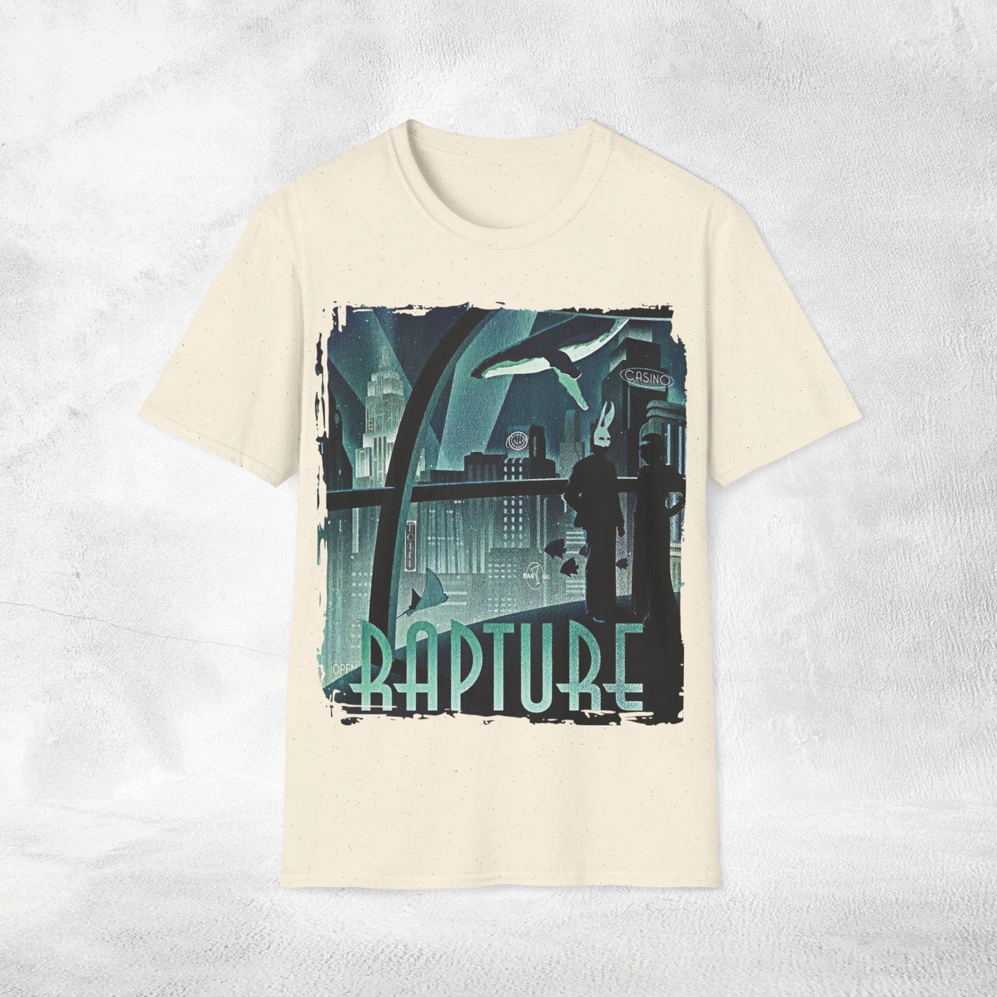 Unisex gaming shirt Bioshock Rapture City