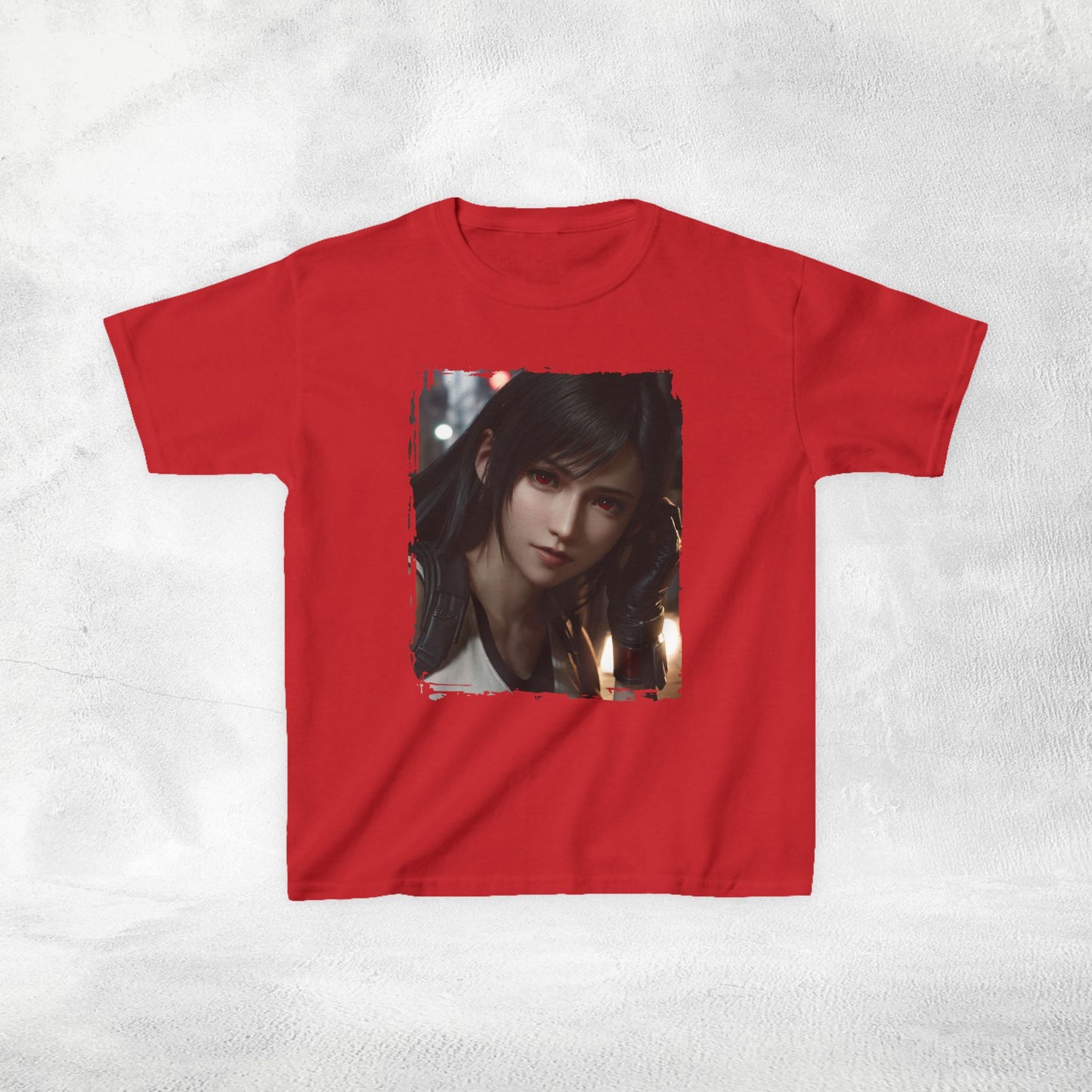 Kids gaming shirt Final Fantasy Tifa Lockhart