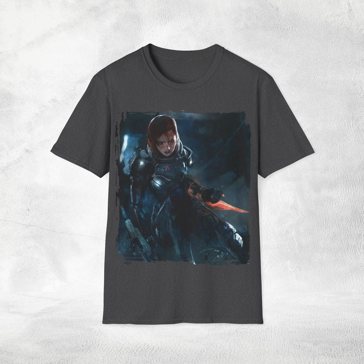 Unisex gaming shirt Mass Effect Shepard