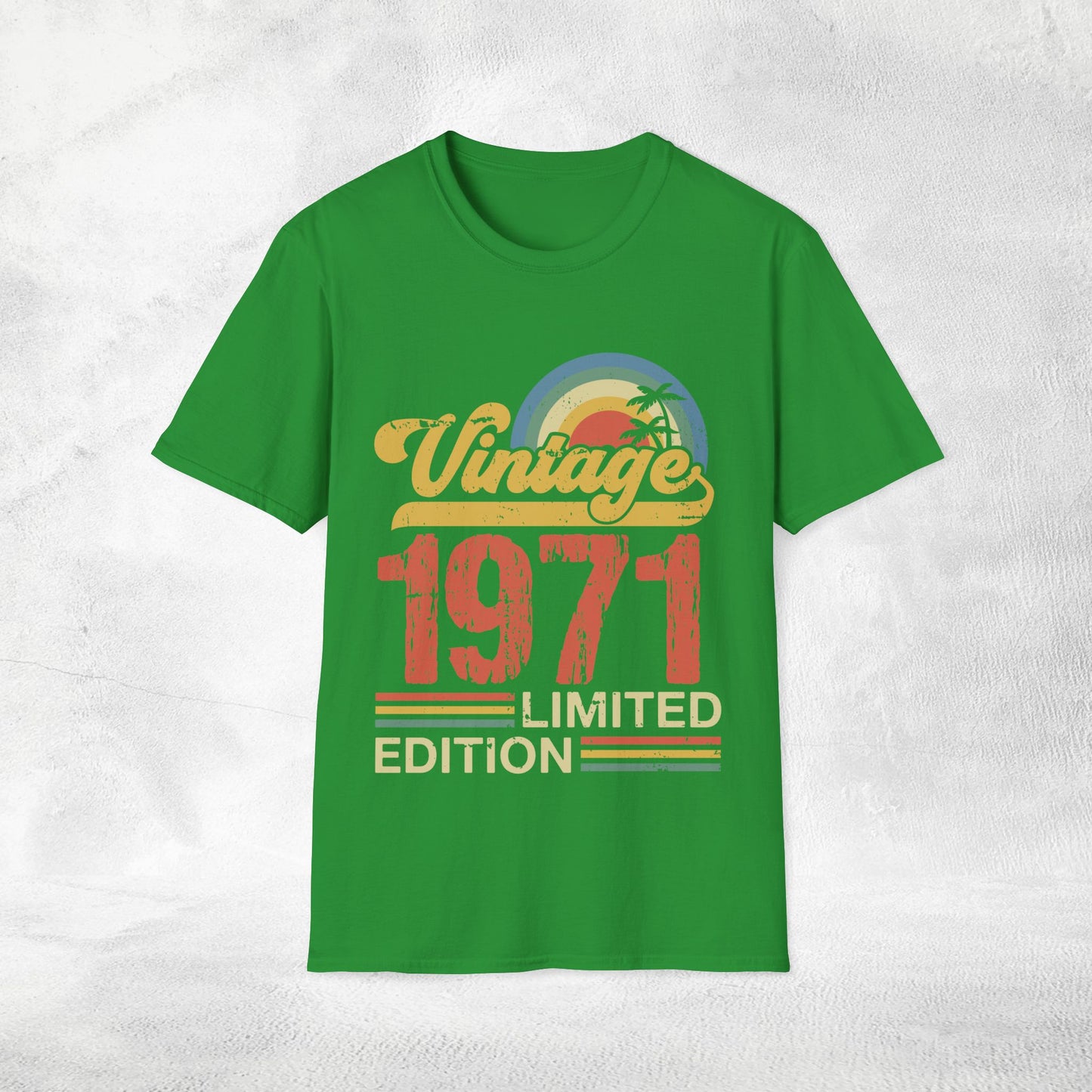 Unisex year of birth shirt 1971