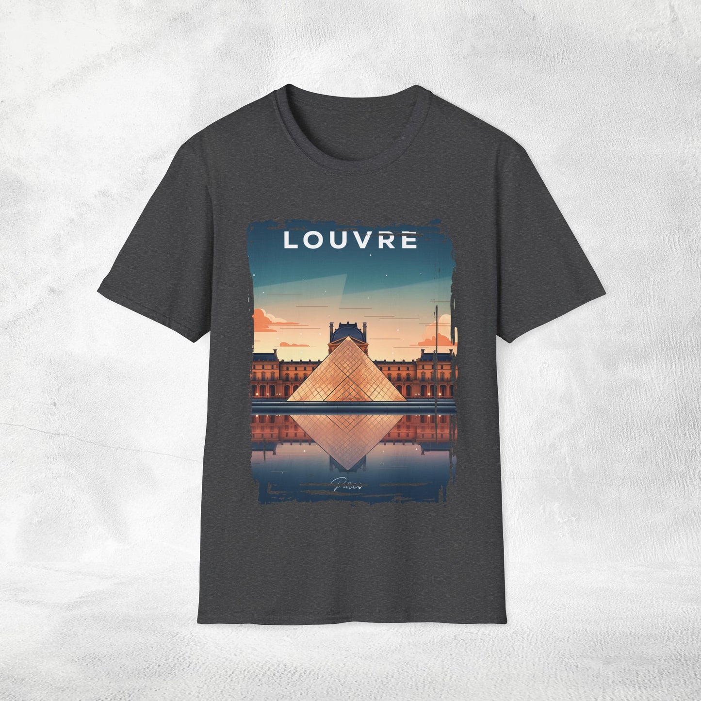 Women T-shirt Louvre vacation tee