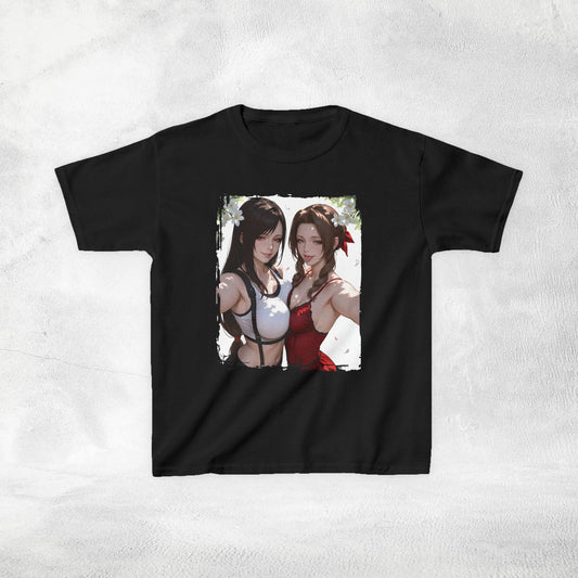 Kids gaming shirt Final Fantasy Tifa Lockhart and Aerith Gainsborough