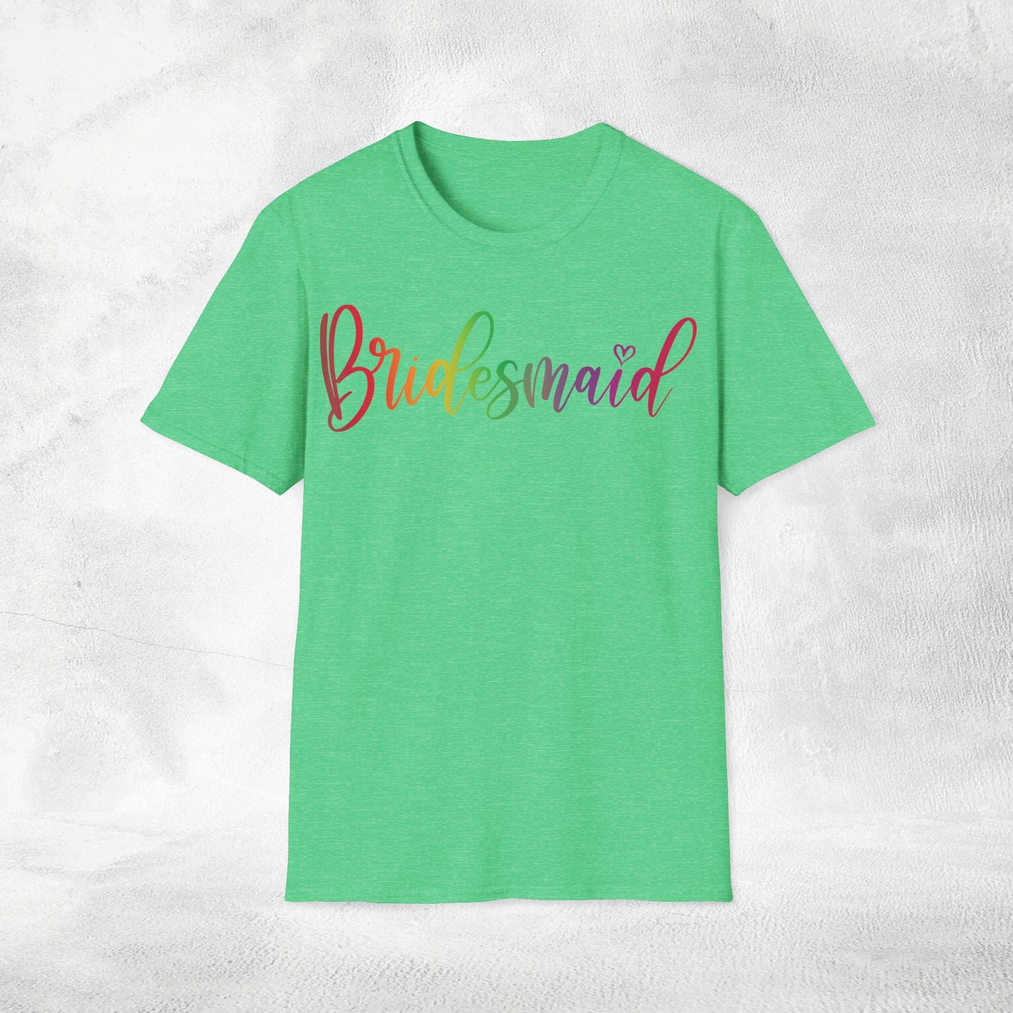 Women's T-Shirt Bridesmaid bachelorette party Rainbow LGBTQ+ Edition