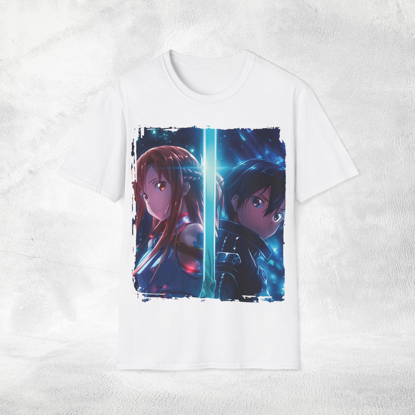 Unisex anime shirt Kazuto Kirigaya / Kirito and Asuna Yuuki