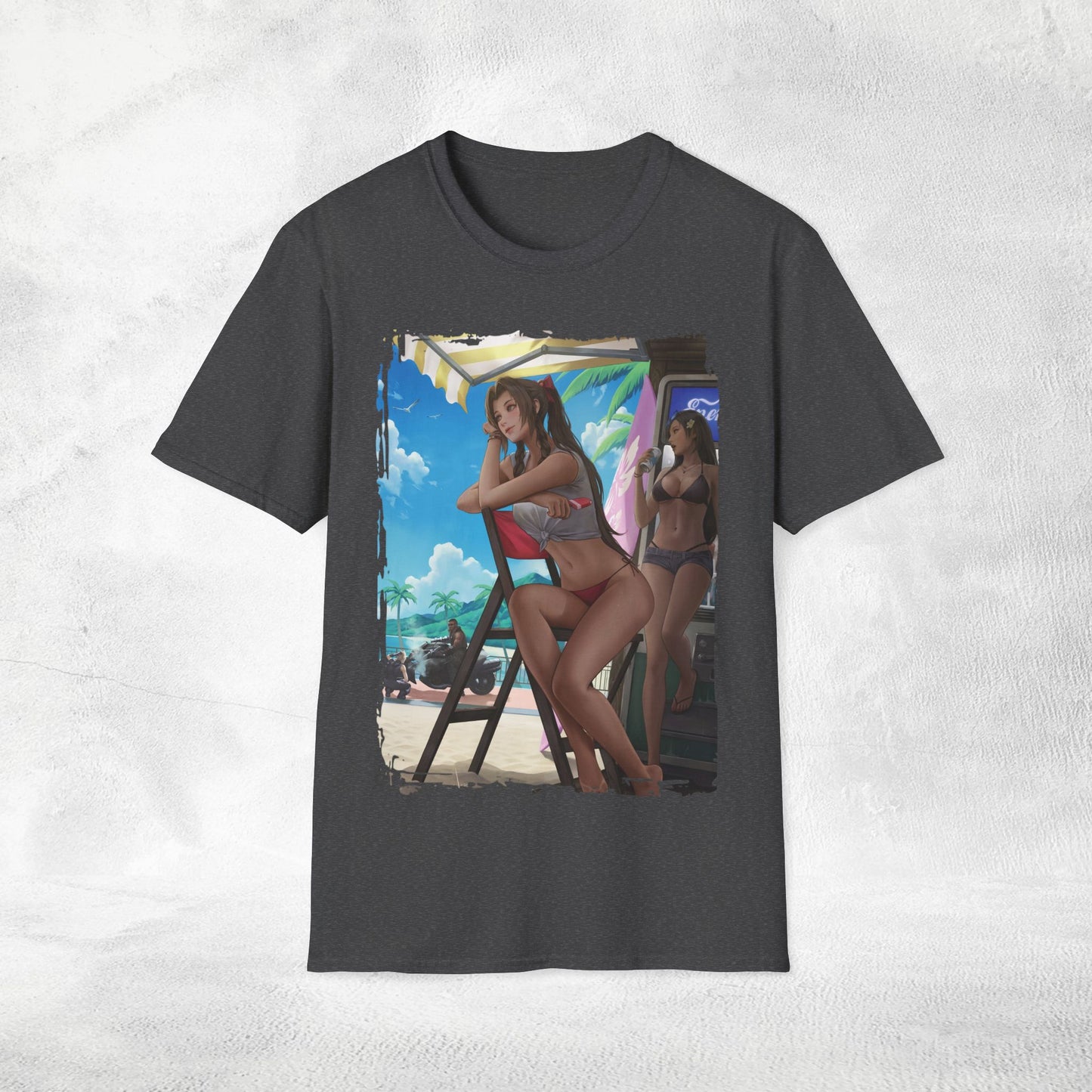 Unisex Gaming shirt Final Fantasy Aerith Gainsborough Tifa Lockhart