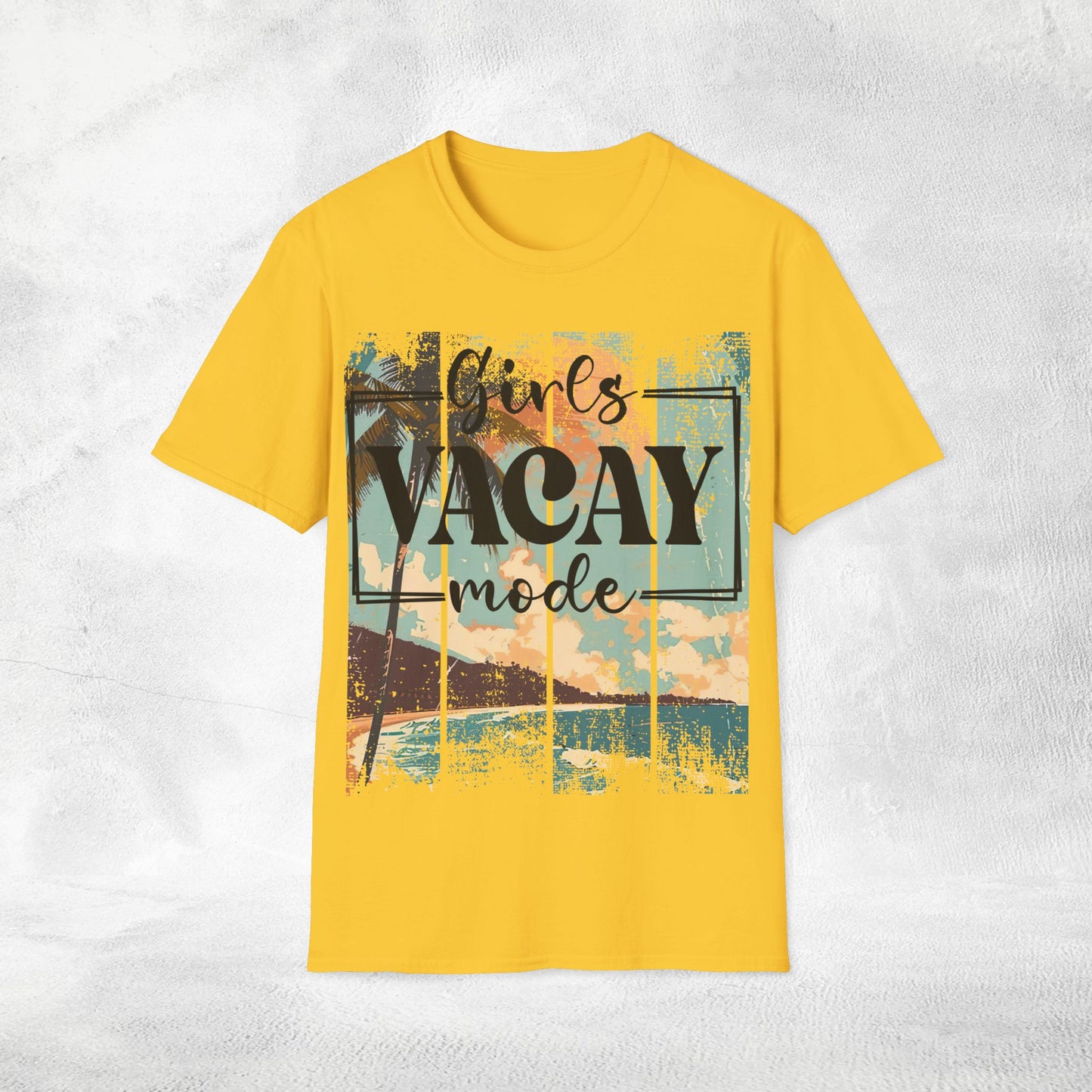 Womens T-shirt girls vacay mode