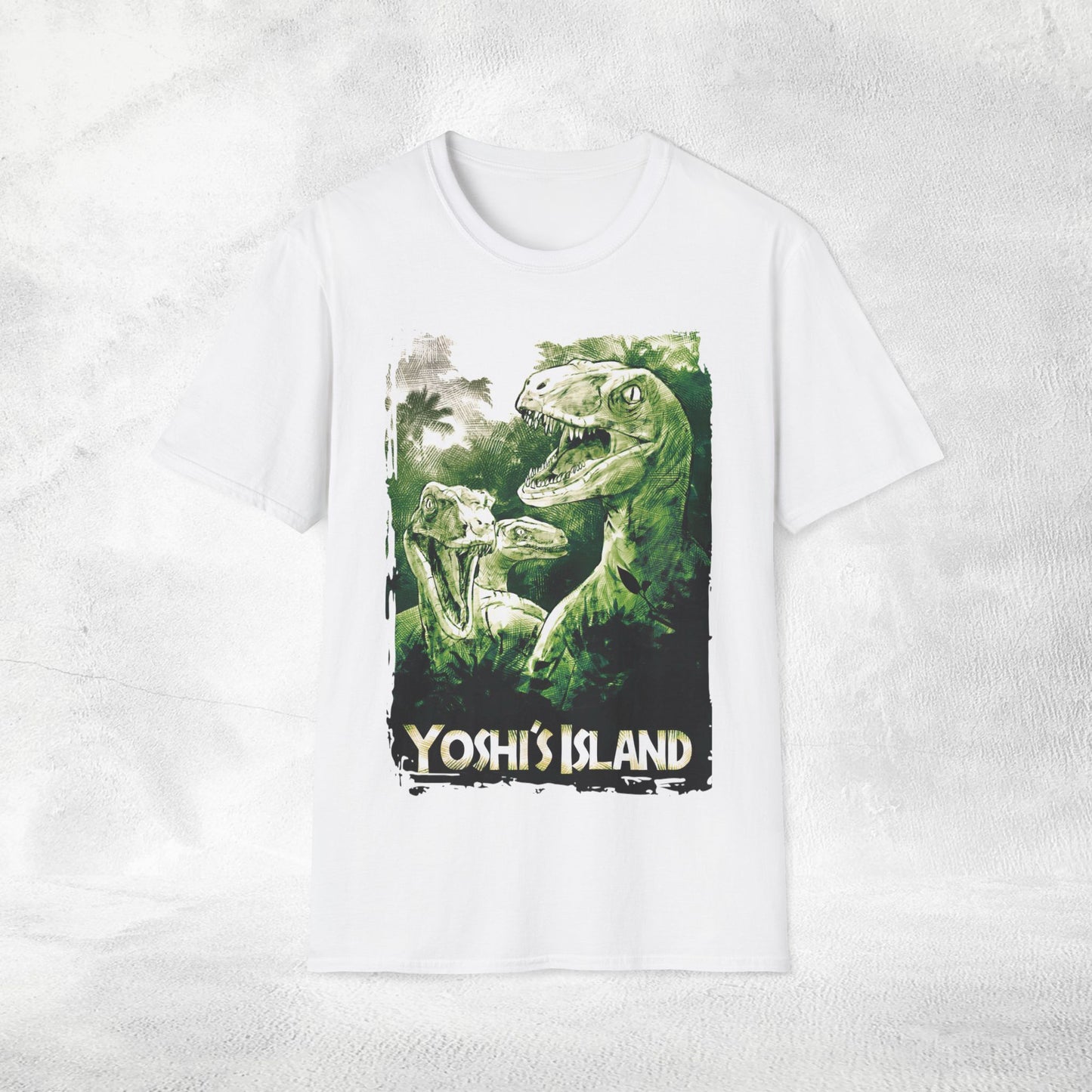 Unisex gaming shirt yoshi's island parody