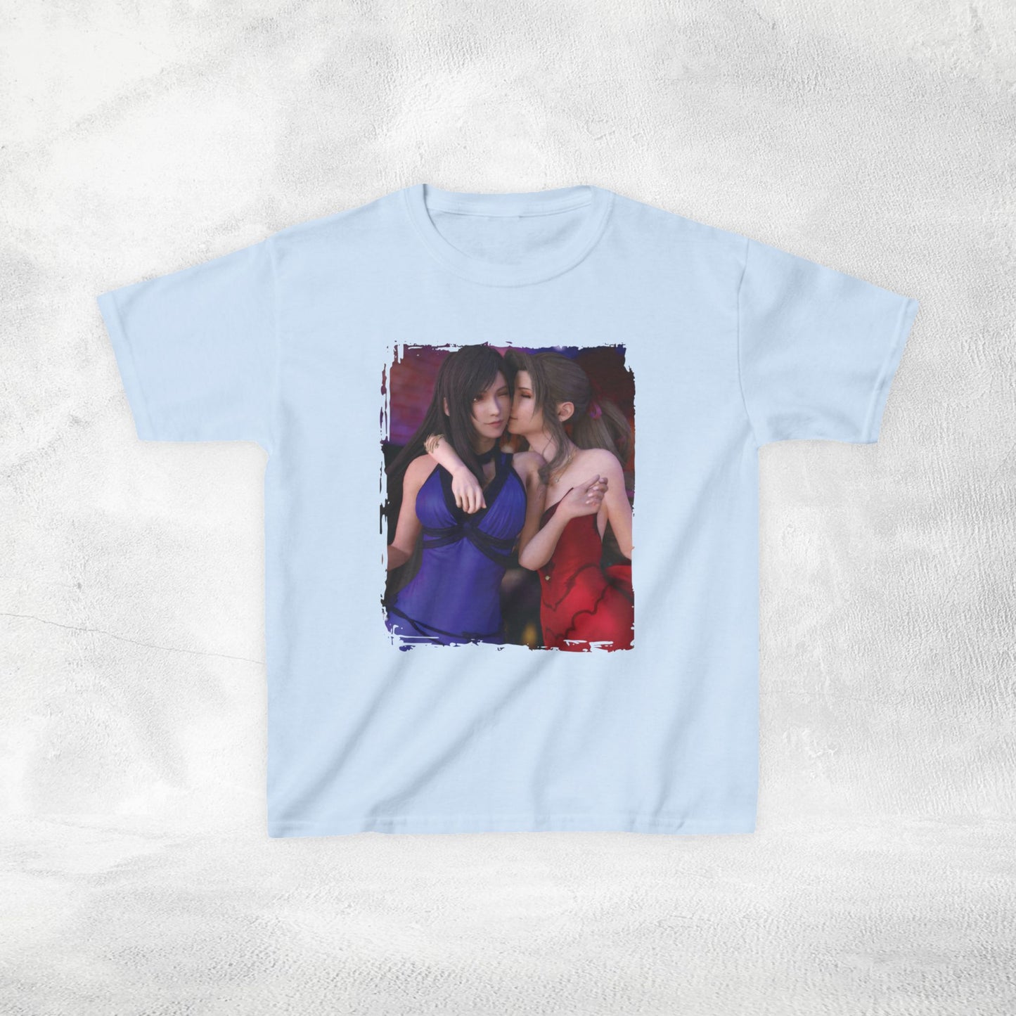 Kids gaming shirt Final Fantasy Tifa Lockhart and Aerith Gainsborough