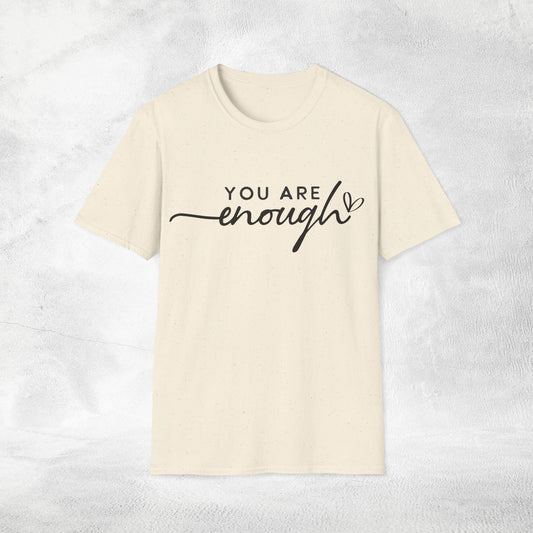 Women's Slogan T-shirt you are enough