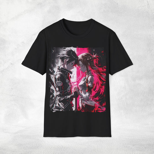 Unisex anime shirt Kazuto Kirigaya / Kirito and Asuna Yuuki