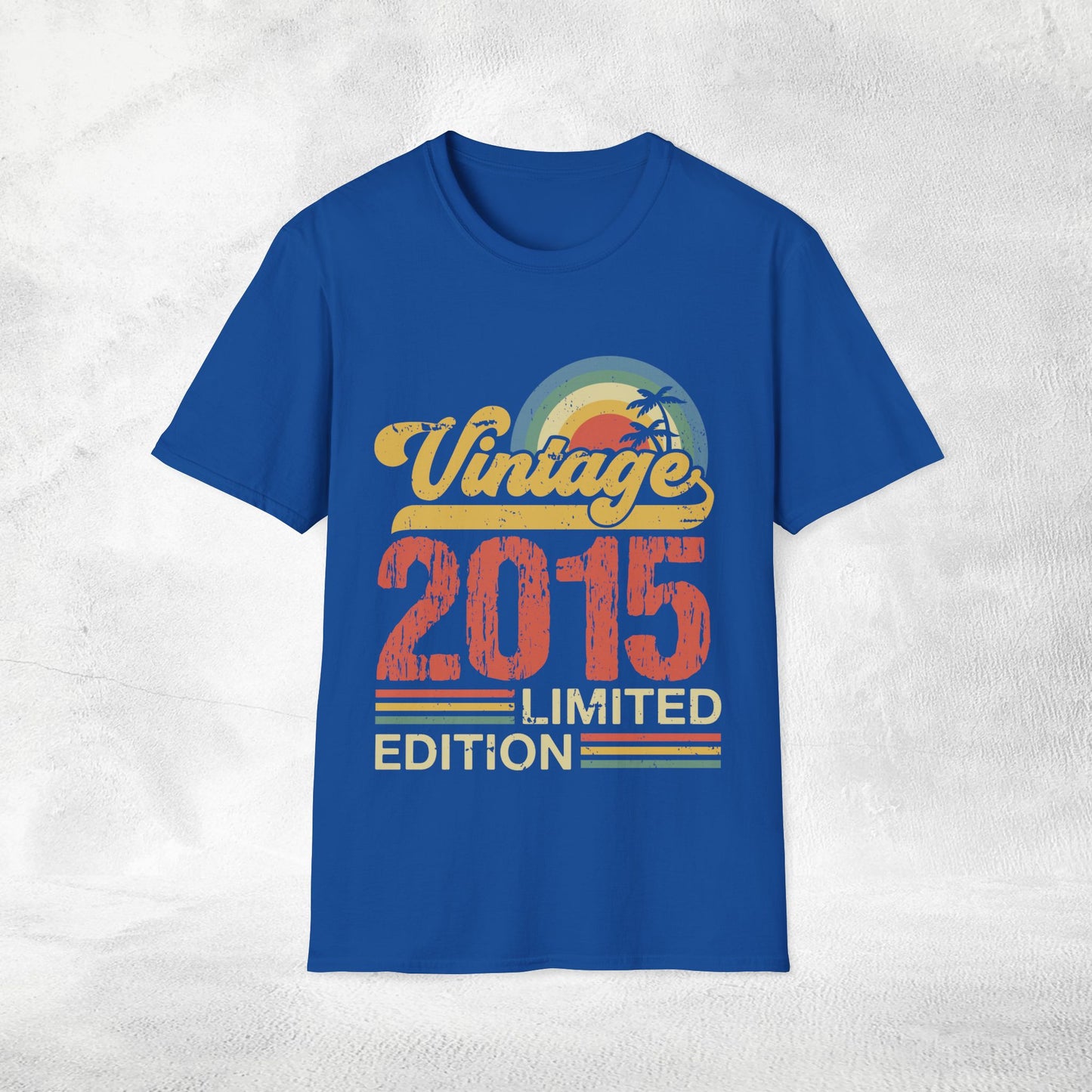Unisex year of birth shirt 2015
